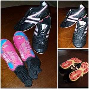 Cleats and shinguards